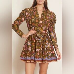 Ulla Johnson Naima Dress Pine Floral Size 2